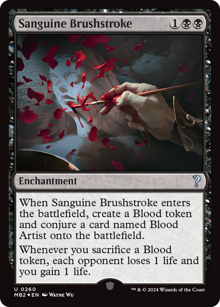 Sanguine Brushstroke [Mystery Booster 2] | Webway Games