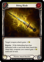 Biting Blade (Yellow) [U-WTR136] (Welcome to Rathe Unlimited)  Unlimited Normal | Webway Games