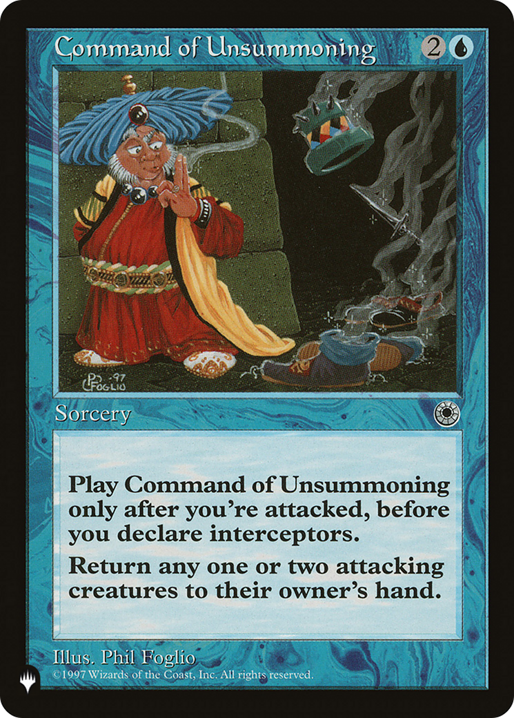 Command of Unsummoning [The List] | Webway Games