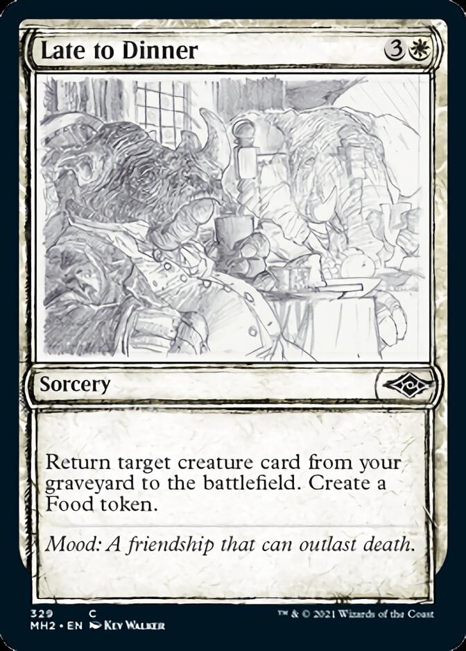 Late to Dinner (Sketch) [Modern Horizons 2] | Webway Games