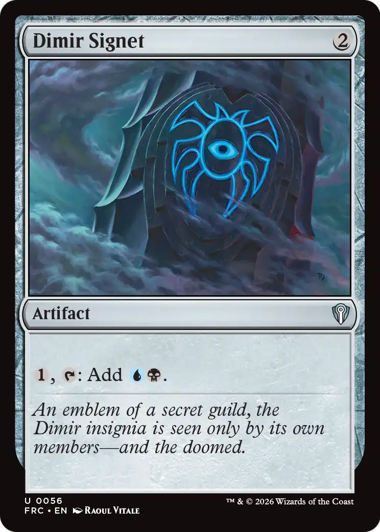 Dimir Signet [Reality Fracture Commander] | Webway Games