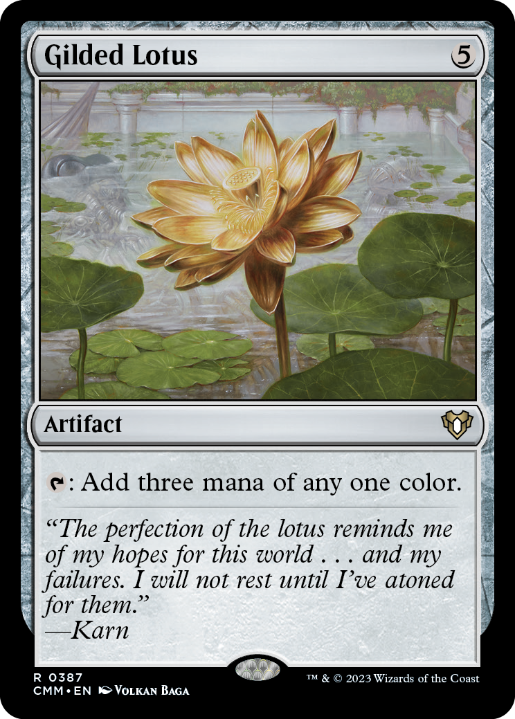 Gilded Lotus [Commander Masters] | Webway Games