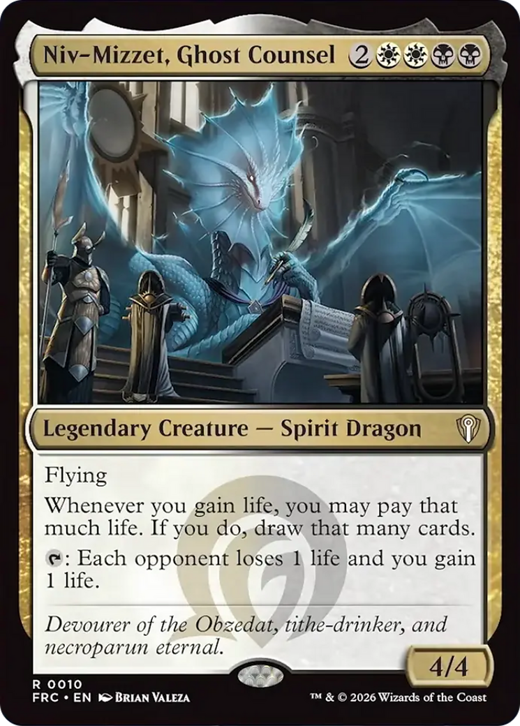 Niv-Mizzet, Ghost Counsel [Reality Fracture Commander] | Webway Games