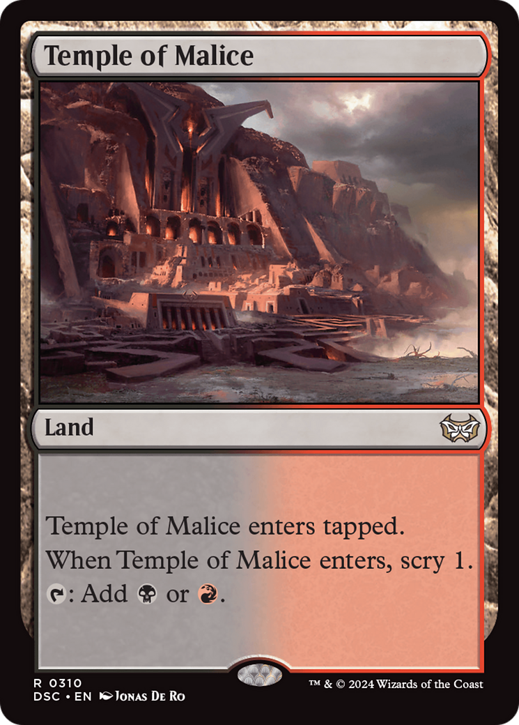 Temple of Malice [Duskmourn: House of Horror Commander] | Webway Games