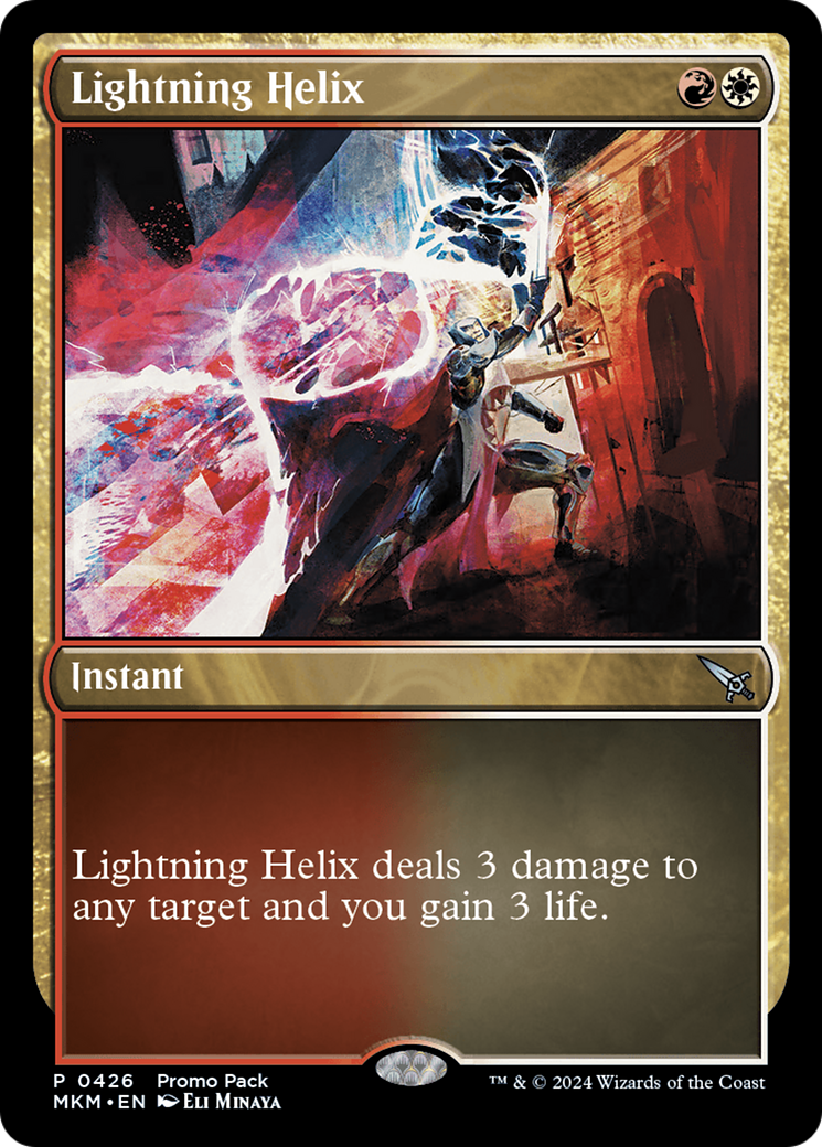 Lightning Helix (Promo Pack) [Murders at Karlov Manor Promos] | Webway Games