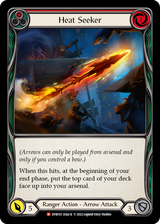 Heat Seeker [DYN153] (Dynasty)  Rainbow Foil | Webway Games