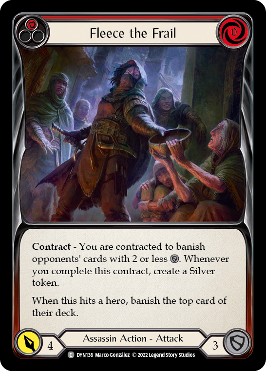 Fleece the Frail (Red) [DYN136] (Dynasty) | Webway Games