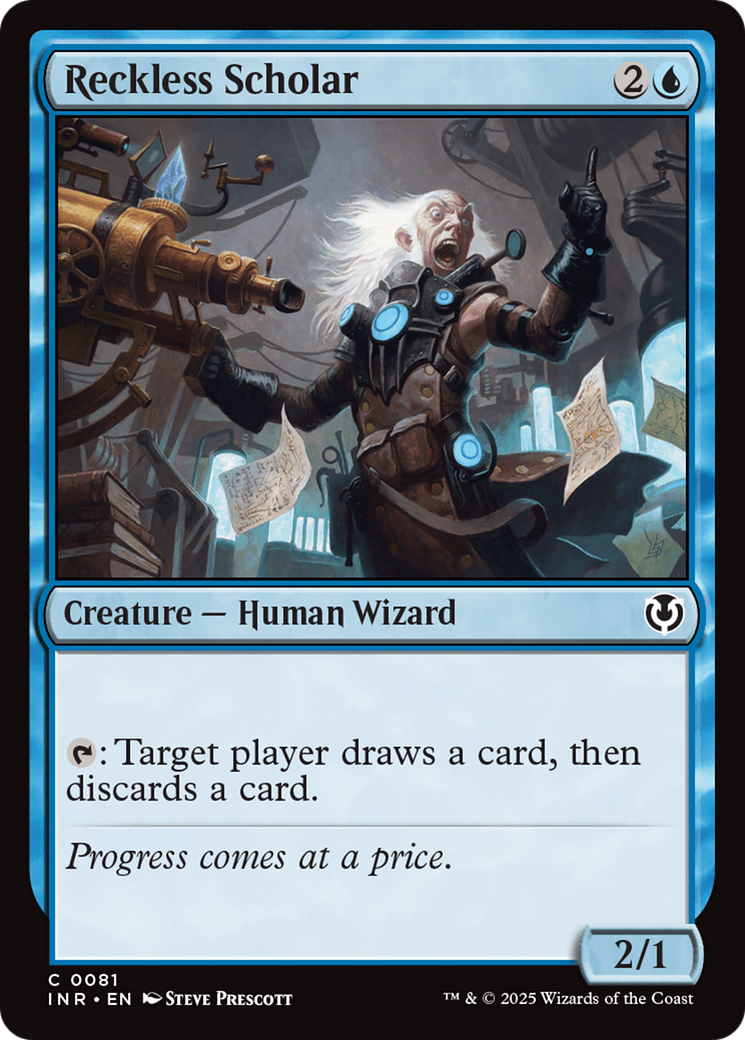 Reckless Scholar [Innistrad Remastered] | Webway Games