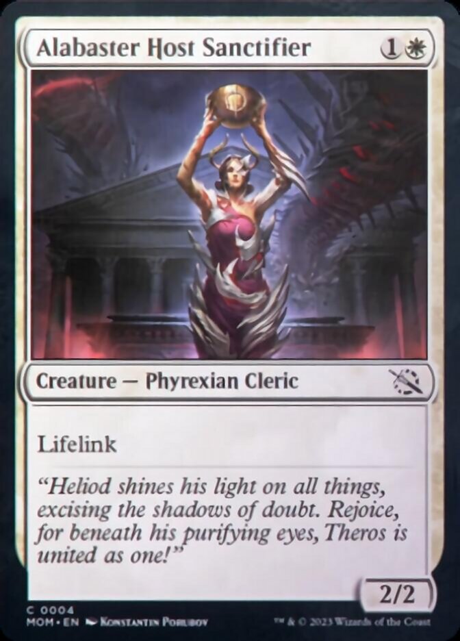 Alabaster Host Sanctifier [March of the Machine] | Webway Games
