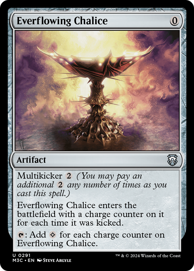 Everflowing Chalice (Ripple Foil) [Modern Horizons 3 Commander] | Webway Games