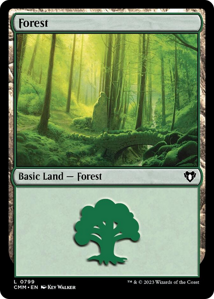 Forest (799) [Commander Masters] | Webway Games