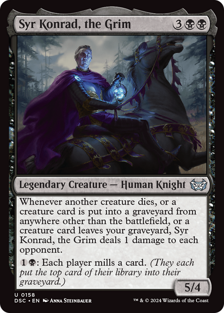 Syr Konrad, the Grim [Duskmourn: House of Horror Commander] | Webway Games