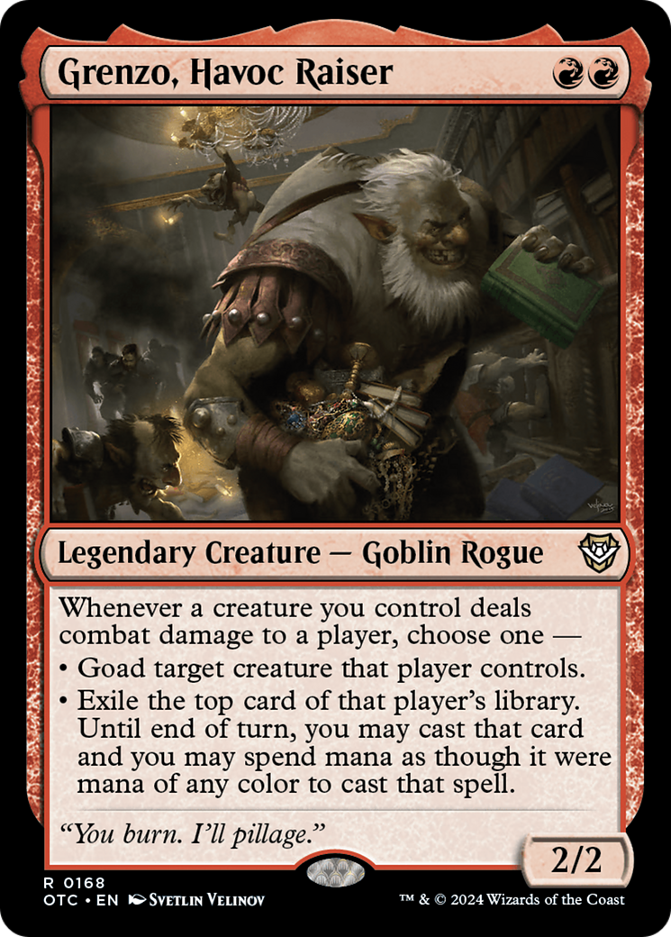 Grenzo, Havoc Raiser [Outlaws of Thunder Junction Commander] | Webway Games