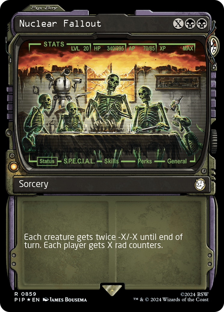 Nuclear Fallout (Showcase) (Surge Foil) [Fallout] | Webway Games