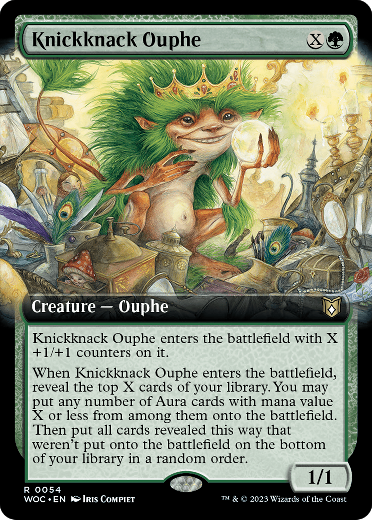 Knickknack Ouphe (Extended Art) [Wilds of Eldraine Commander] | Webway Games