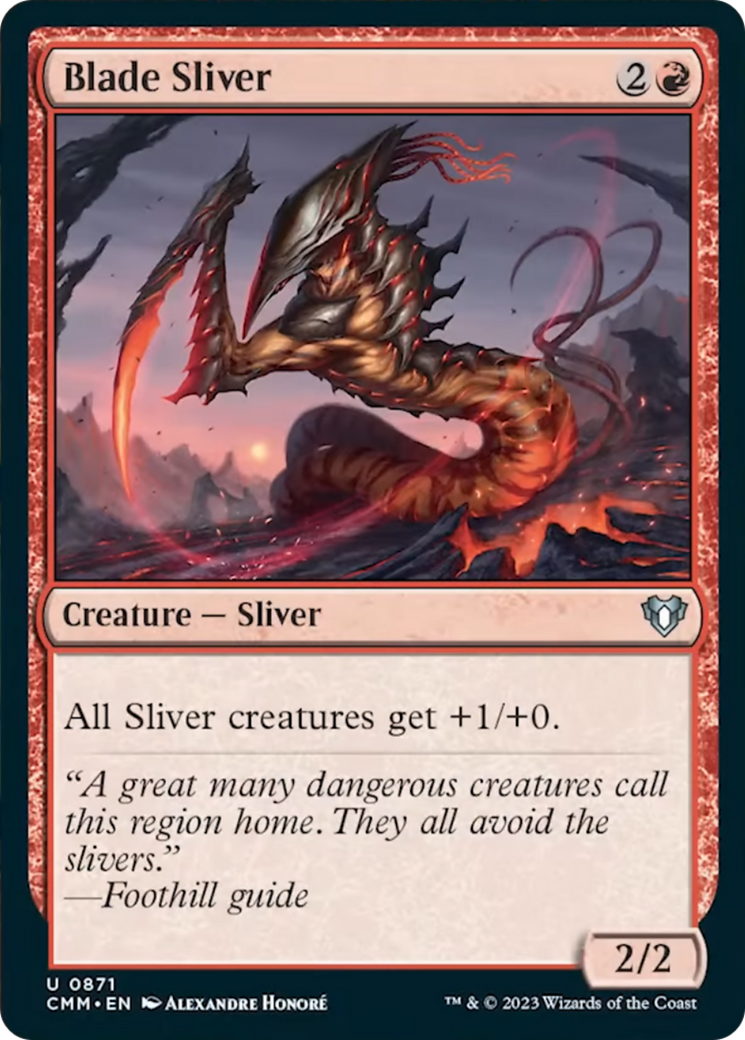 Blade Sliver [Commander Masters] | Webway Games