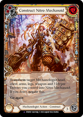 Construct Nitro Mechanoid // Nitro Mechanoid (Marvel) [DYN092] (Dynasty)  Cold Foil | Webway Games