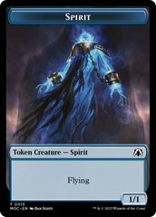 Spirit (9) // Spirit (13) Double-Sided Token [March of the Machine Commander Tokens] | Webway Games