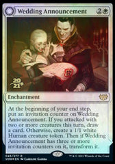 Wedding Announcement // Wedding Festivity [Innistrad: Crimson Vow Prerelease Promos] | Webway Games