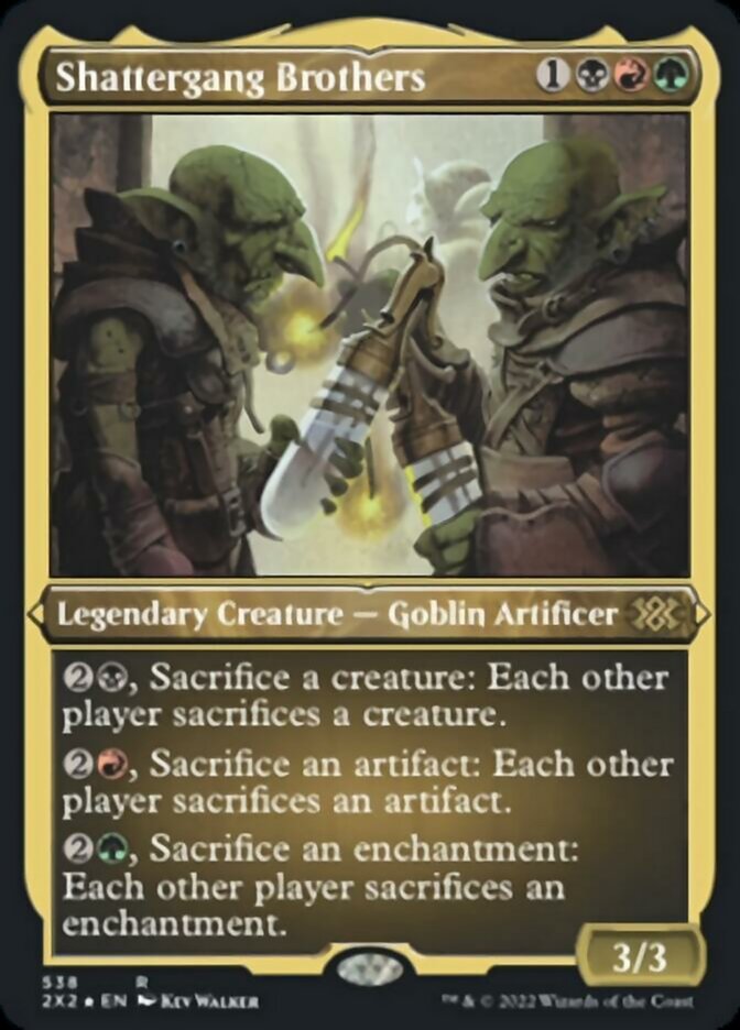 Shattergang Brothers (Foil Etched) [Double Masters 2022] | Webway Games