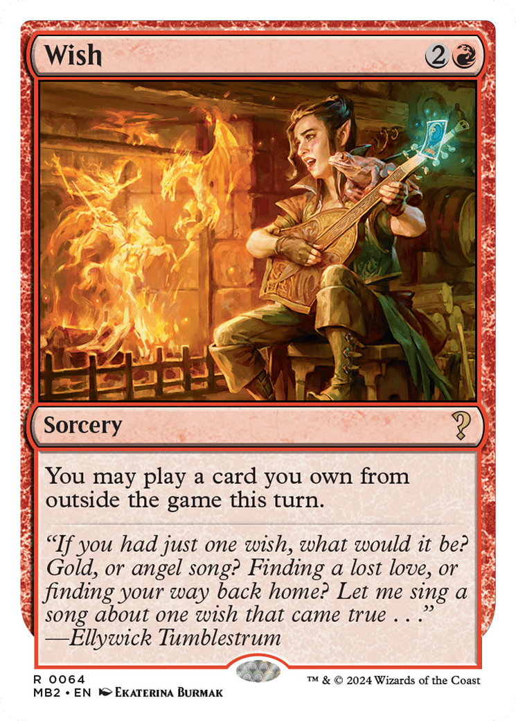 Wish (White Border) [Mystery Booster 2] | Webway Games