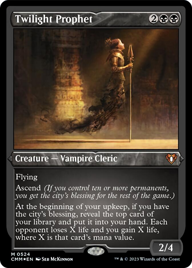 Twilight Prophet (Foil Etched) [Commander Masters] | Webway Games
