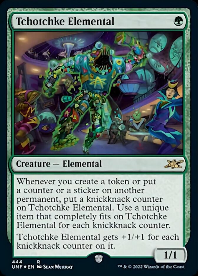 Tchotchke Elemental (Galaxy Foil) [Unfinity] | Webway Games