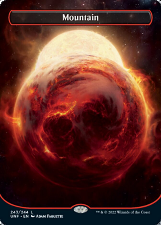 Mountain (243) (Orbital Space-ic Land) [Unfinity] | Webway Games