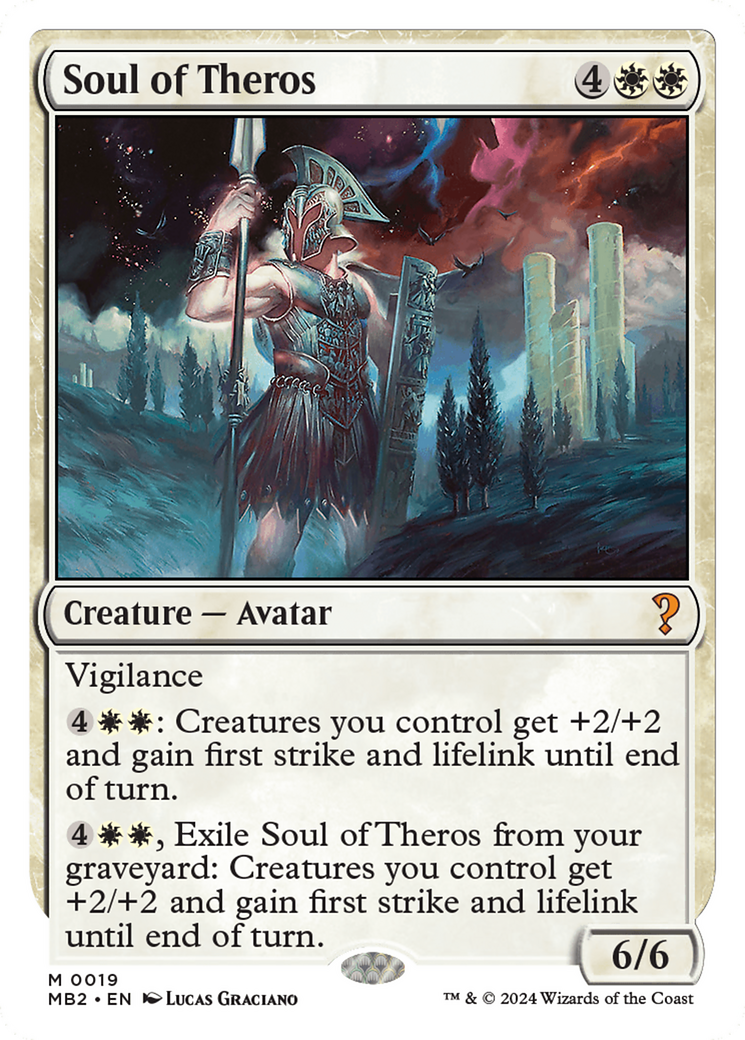 Soul of Theros (White Border) [Mystery Booster 2] | Webway Games