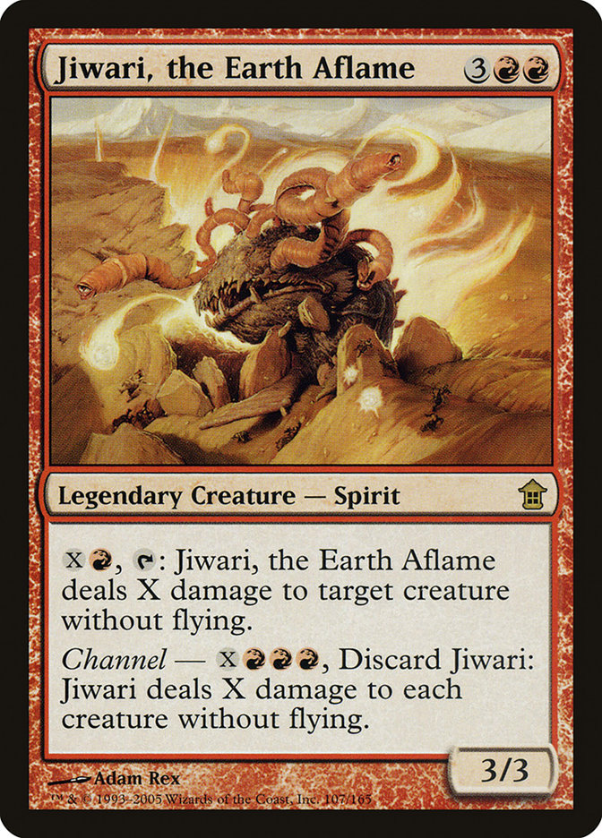 Jiwari, the Earth Aflame [Saviors of Kamigawa] | Webway Games
