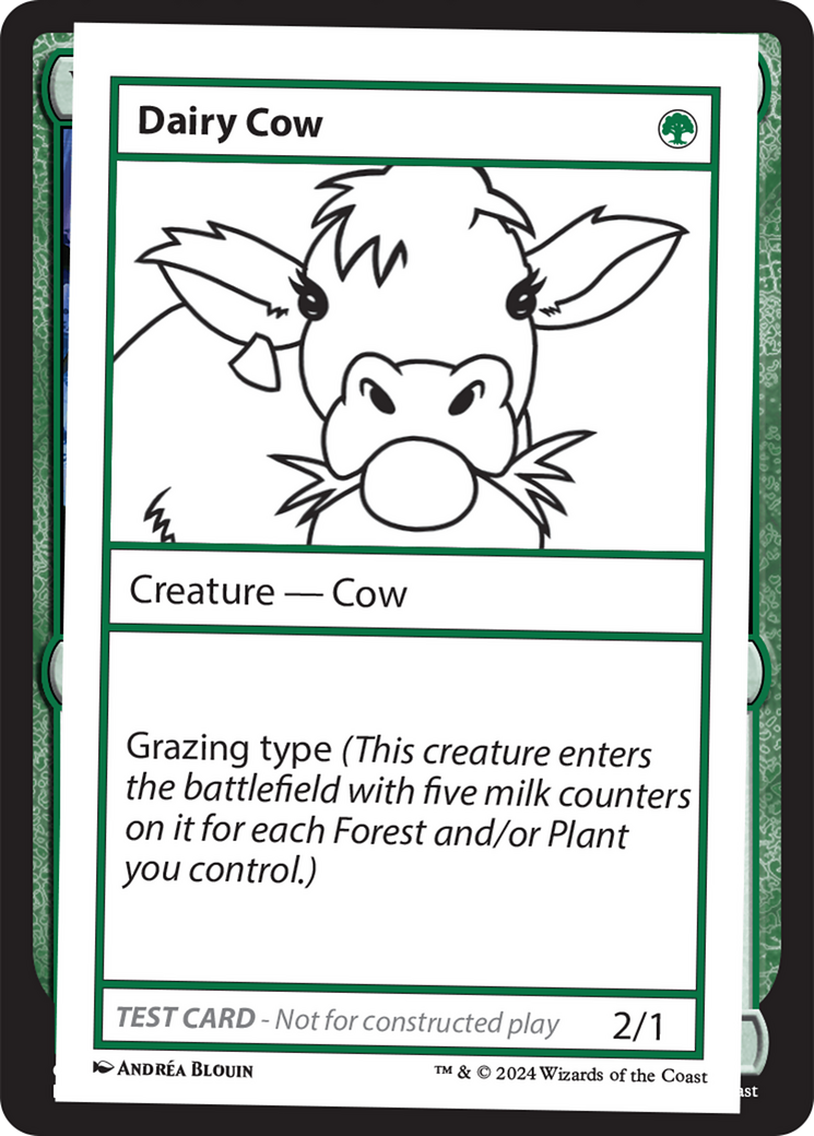Dairy Cow [Mystery Booster 2 Playtest Cards] | Webway Games