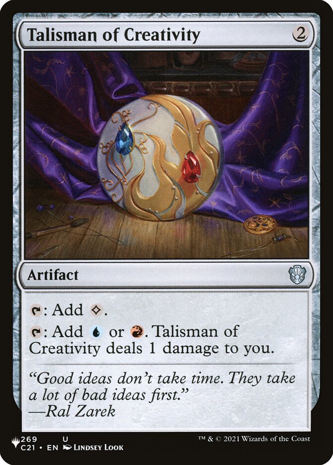 Talisman of Creativity [Secret Lair: Heads I Win, Tails You Lose] | Webway Games