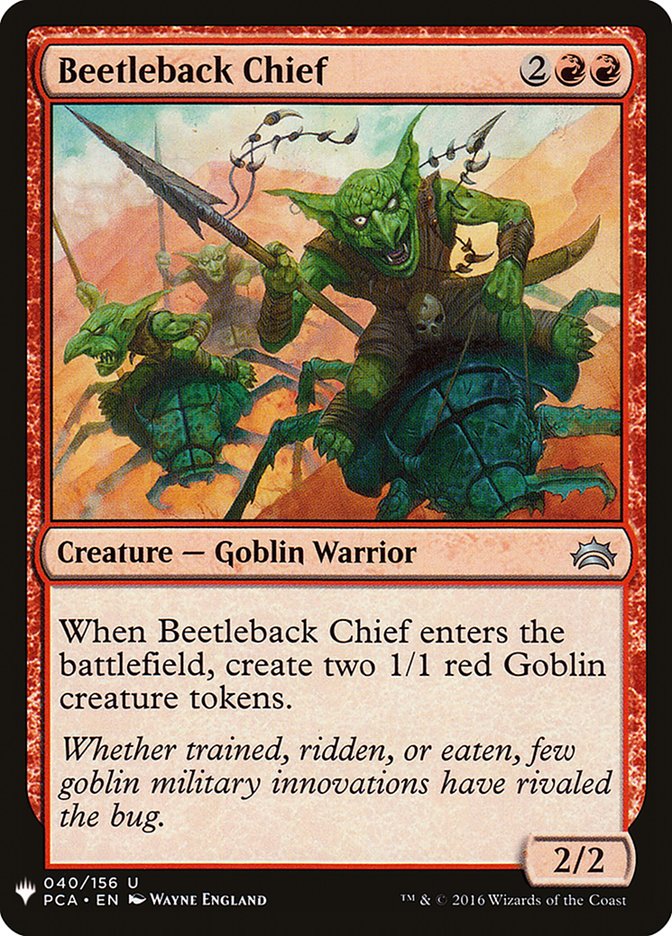 Beetleback Chief [Mystery Booster] | Webway Games