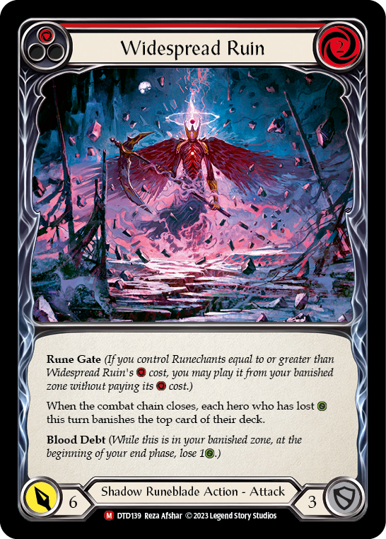 Widespread Ruin [DTD139] (Dusk Till Dawn)  Rainbow Foil | Webway Games