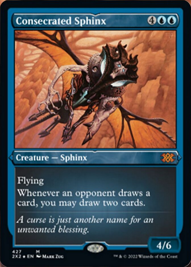 Consecrated Sphinx (Foil Etched) [Double Masters 2022] | Webway Games