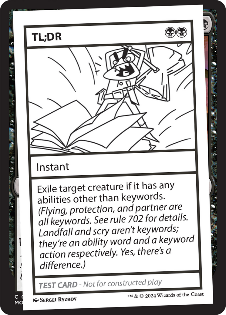TL;DR [Mystery Booster 2 Playtest Cards] | Webway Games