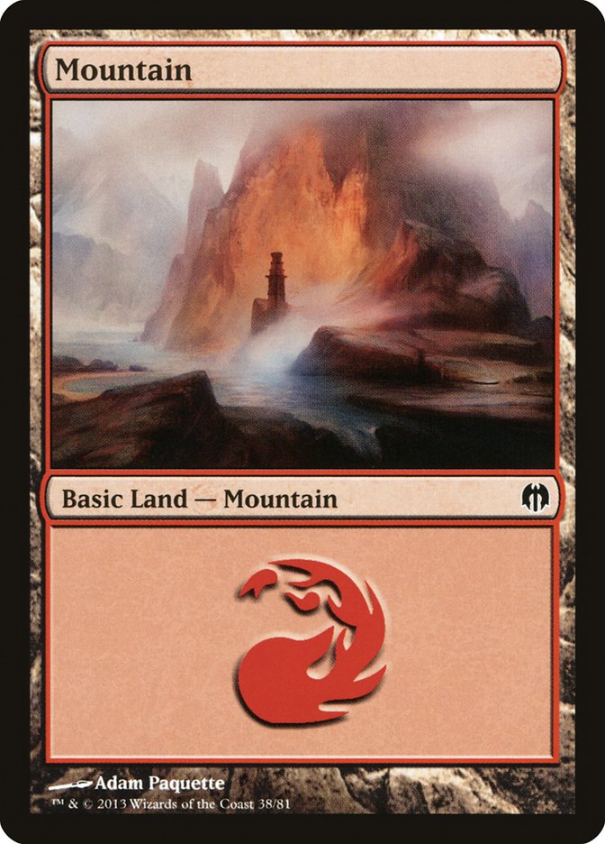 Mountain (38) [Duel Decks: Heroes vs. Monsters] | Webway Games