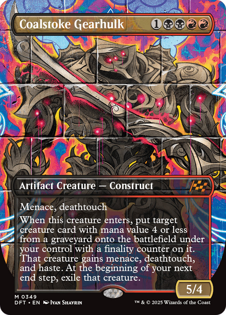 Coalstoke Gearhulk (Borderless) [Aetherdrift] | Webway Games