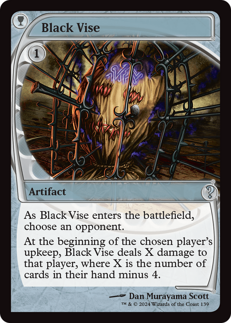 Black Vise (Future Sight) [Mystery Booster 2] | Webway Games