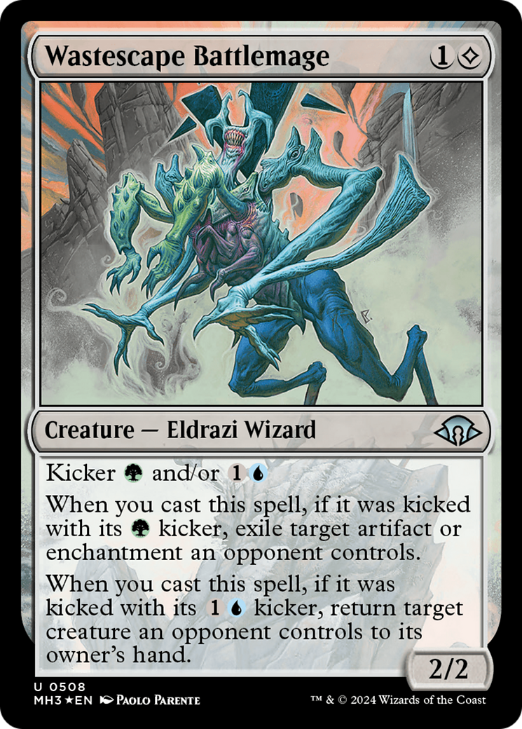 Wastescape Battlemage (Ripple Foil) [Modern Horizons 3] | Webway Games
