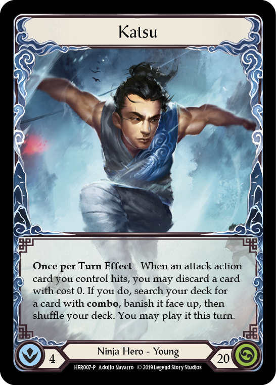 Katsu [HER007-P] (Promo)  1st Edition Rainbow Foil | Webway Games