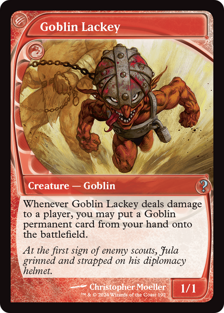 Goblin Lackey (Future Sight) [Mystery Booster 2] | Webway Games