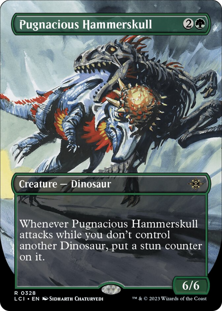 Pugnacious Hammerskull (Borderless) [The Lost Caverns of Ixalan] | Webway Games