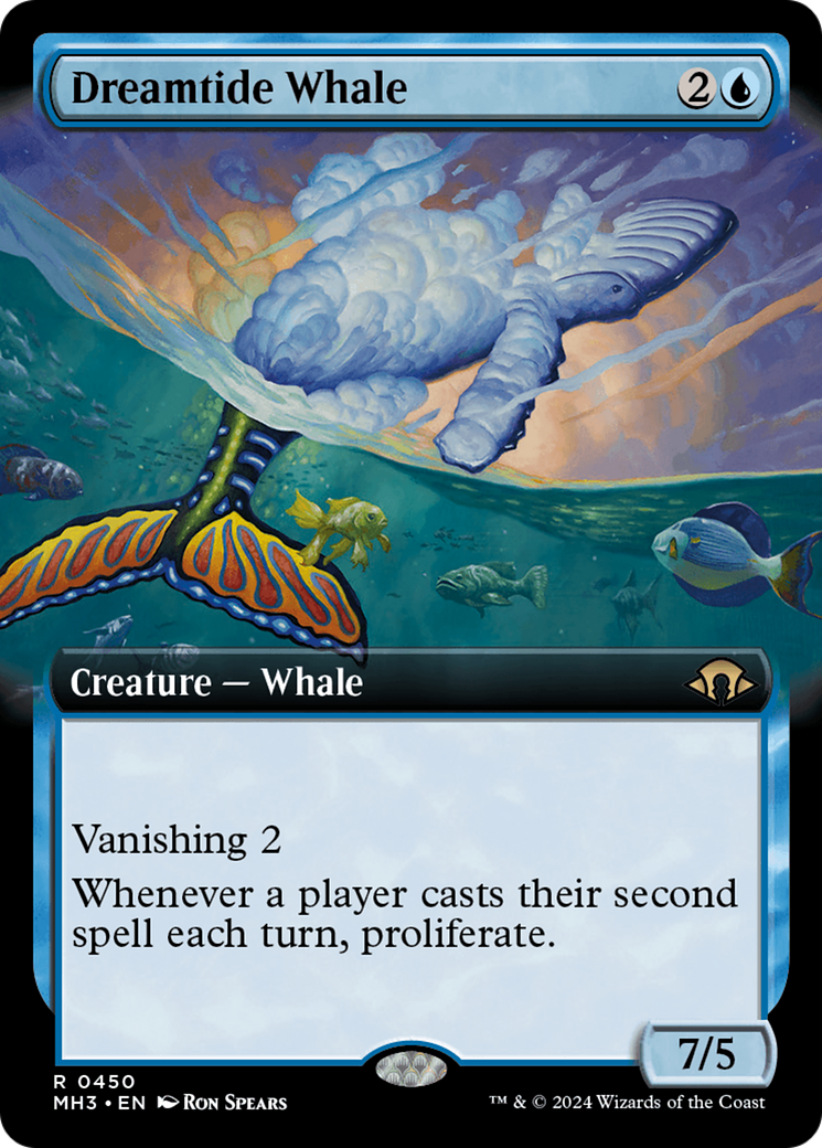 Dreamtide Whale (Extended Art) [Modern Horizons 3] | Webway Games