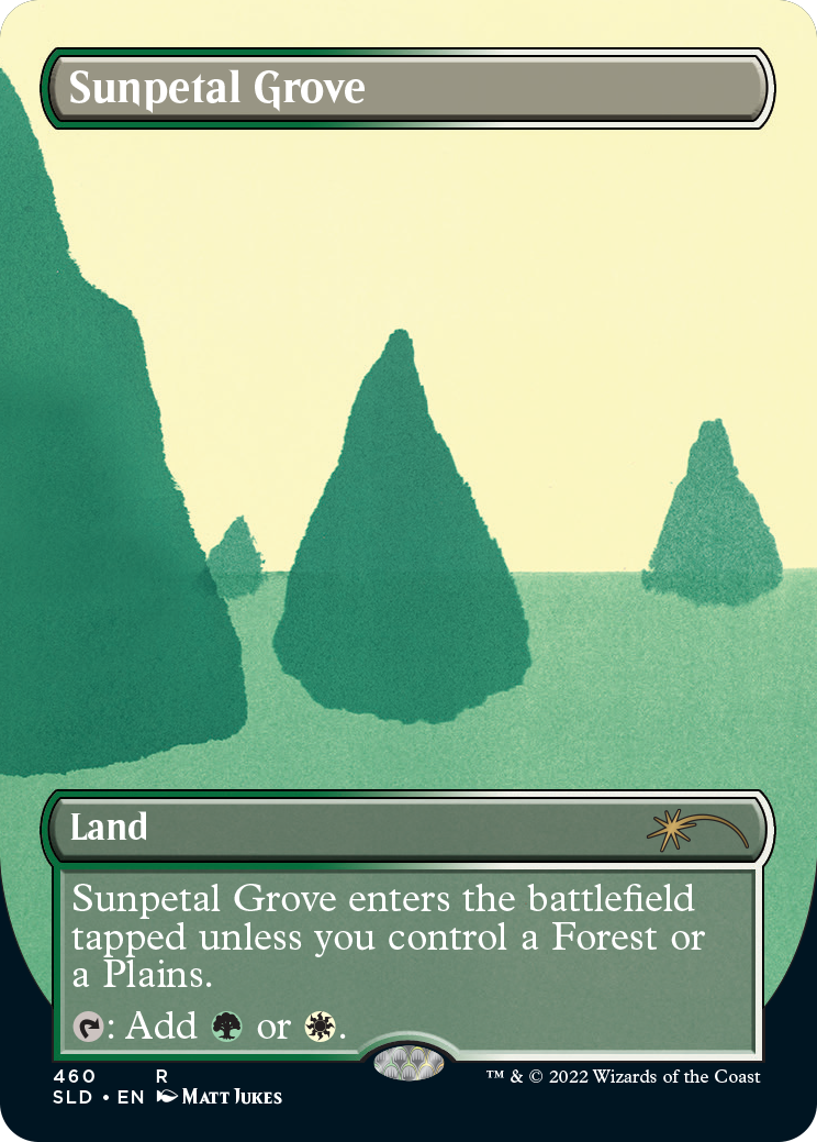 Sunpetal Grove (Borderless) [Secret Lair Drop Series] | Webway Games
