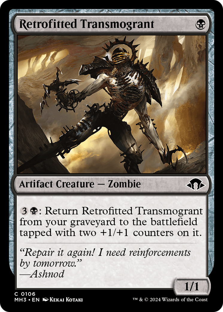 Retrofitted Transmogrant [Modern Horizons 3] | Webway Games