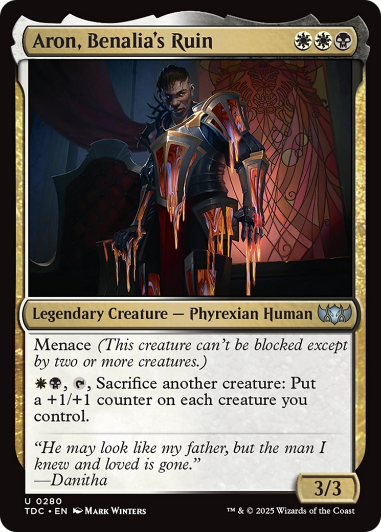 Aron, Benalia's Ruin [Tarkir: Dragonstorm Commander] | Webway Games