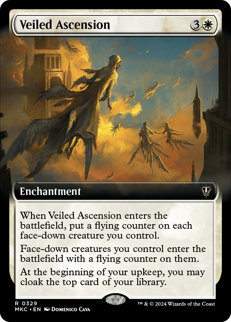 Veiled Ascension (Extended Art) [Murders at Karlov Manor Commander] | Webway Games