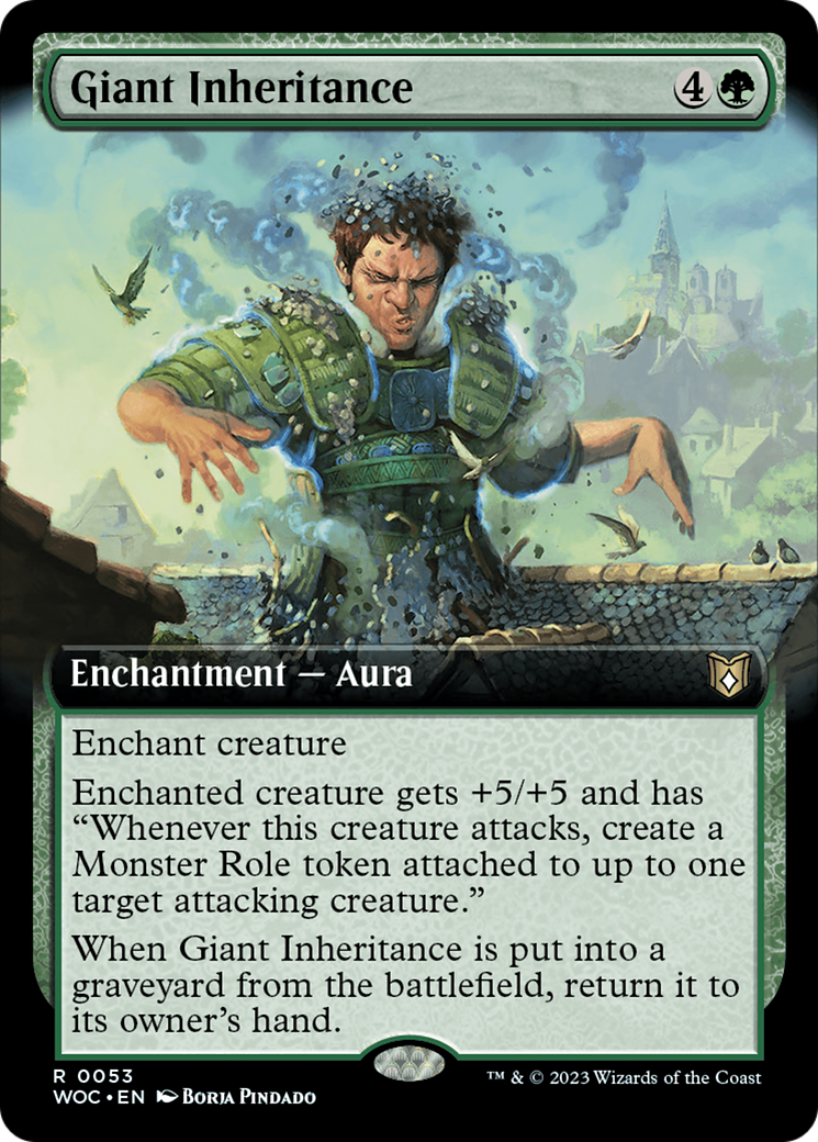 Giant Inheritance (Extended Art) [Wilds of Eldraine Commander] | Webway Games