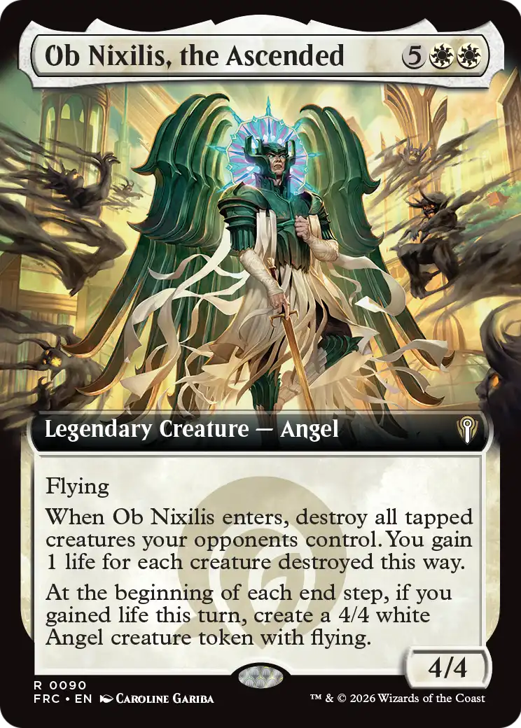 Ob Nixilis, the Ascended (Extended Art) [Reality Fracture Commander] | Webway Games